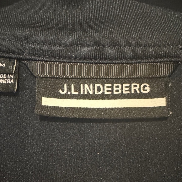 J.Lindeberg Red and Black Banks Mid Layer - Picture 2 of 5